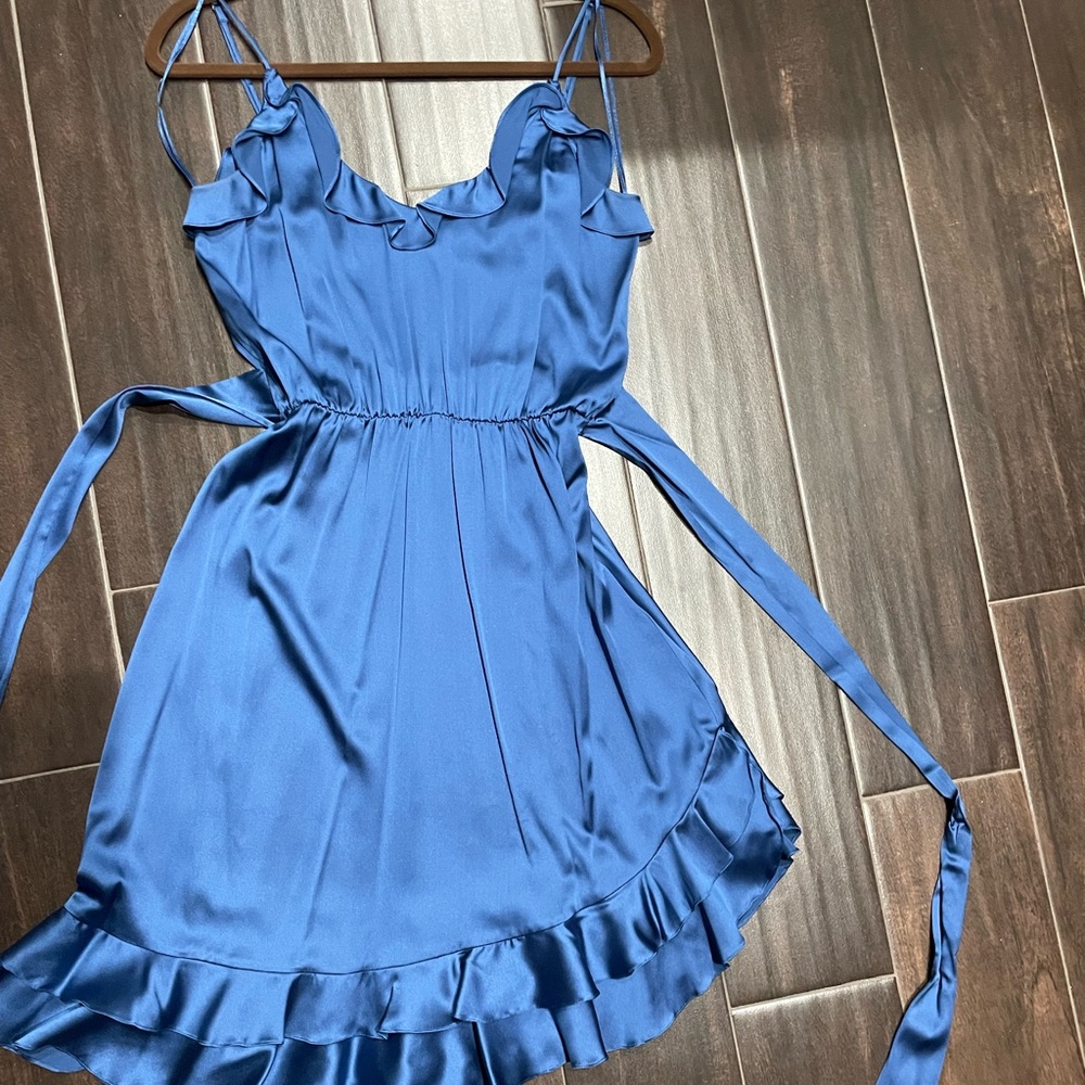 Rebecca Taylor satin dress.